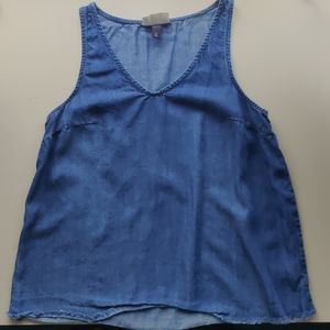 chambray tank top